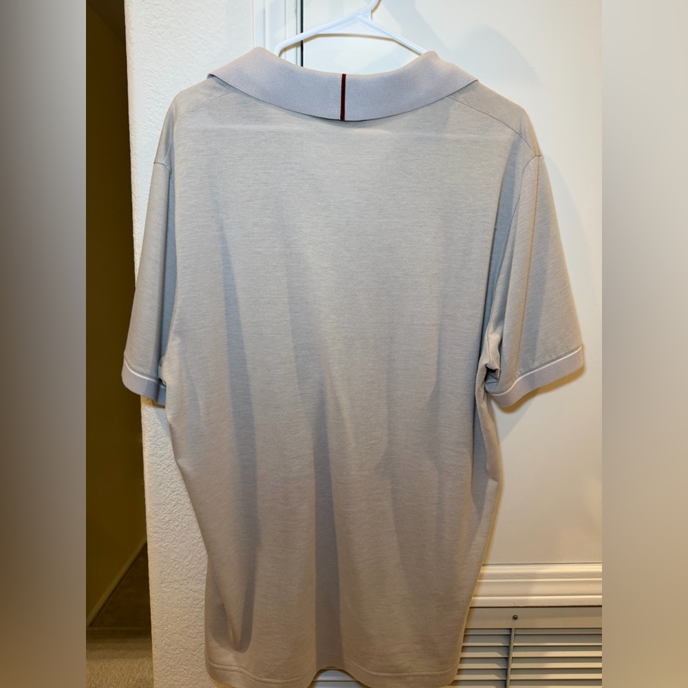 Loro Piana 28 Matches Golf Polo Half Zip Shirt in Grey Size XXL - Picture 2 of 6